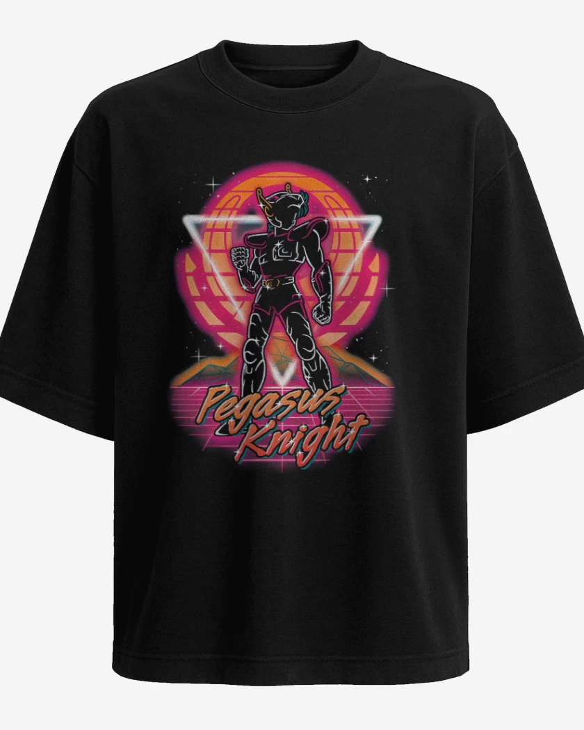Polera Oversize Negro de Pegasus