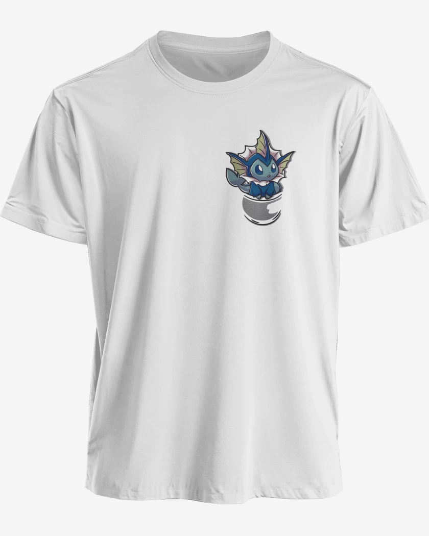 Polera Vaporeon Bolsillo
