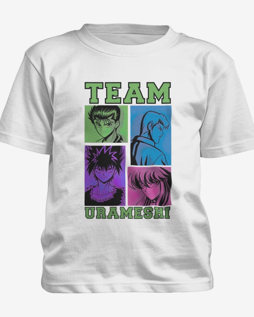 Polera de niño Blanco de Team urameshi