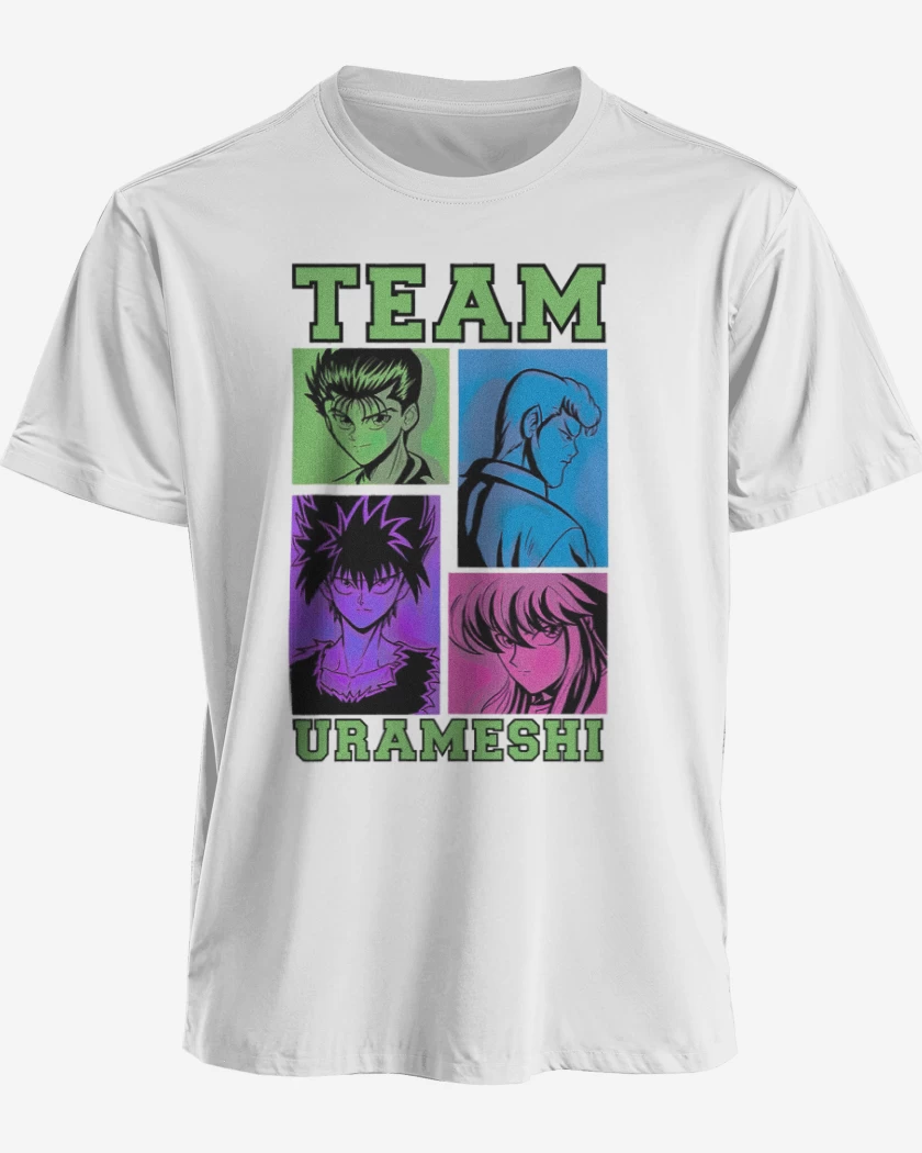 Polera premium Blanco de Team urameshi