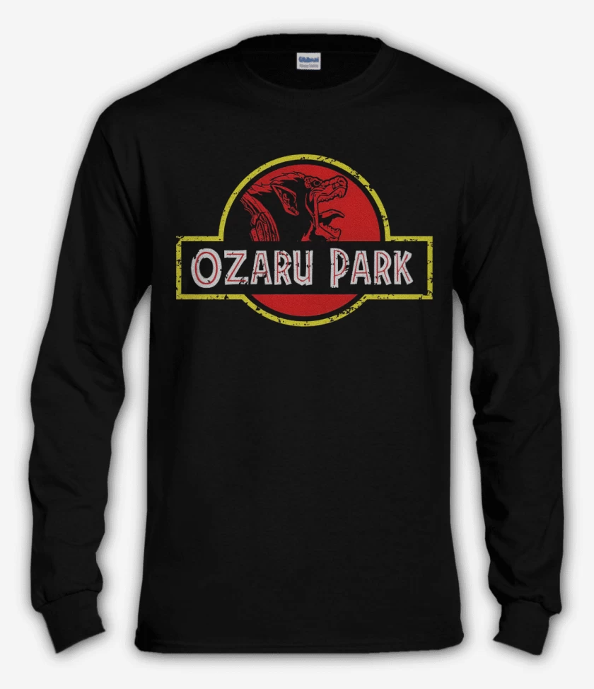 Polera manga larga Negro de Ozaru park