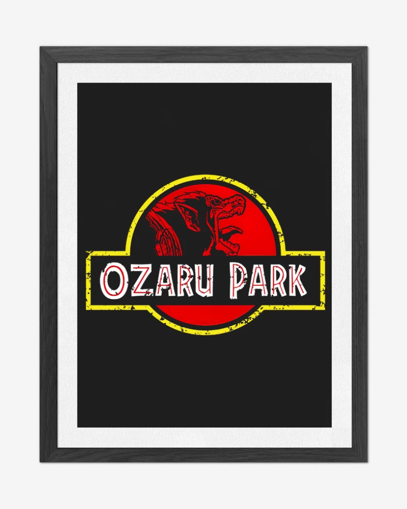 Cuadro decorativo Negro de Ozaru park
