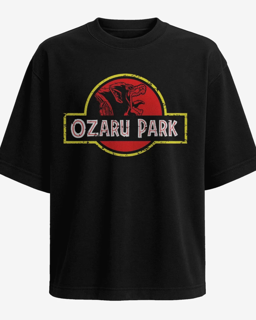 Polera Oversize Negro de Ozaru park