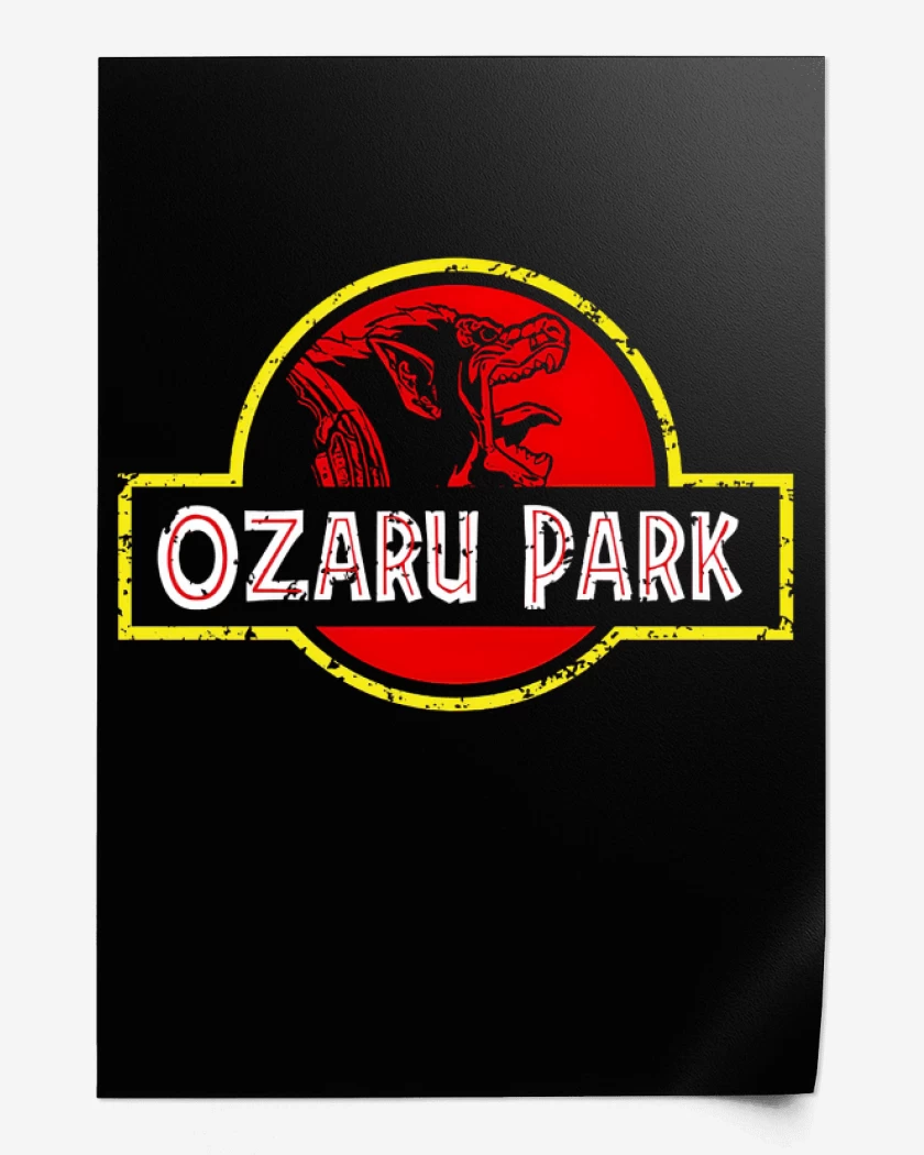 Print Negro de Ozaru park