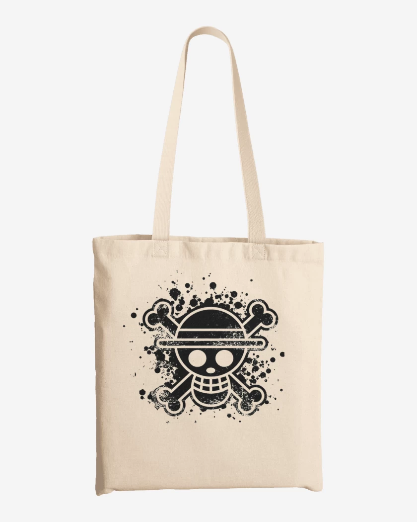 Totebag Blanco de One piece negro