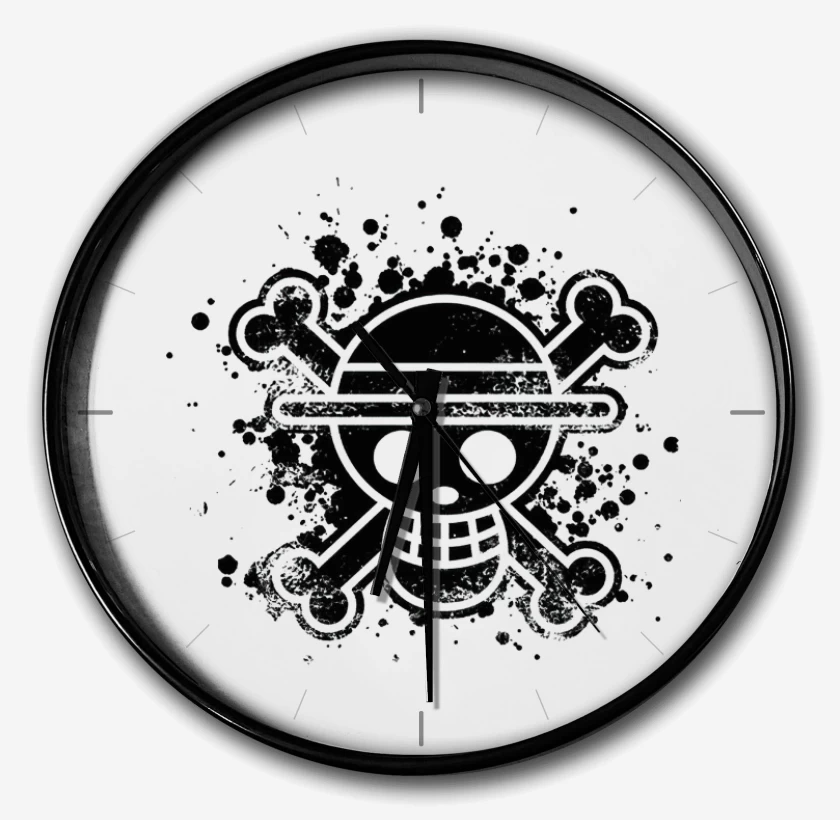 Reloj Blanco de One piece negro