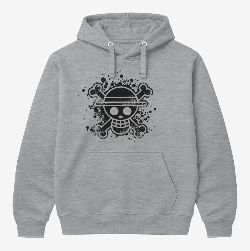 Polerón Canguro One piece negro