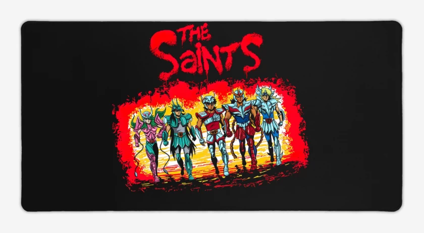 Mouse pad Gamer Negro de Los caballeros