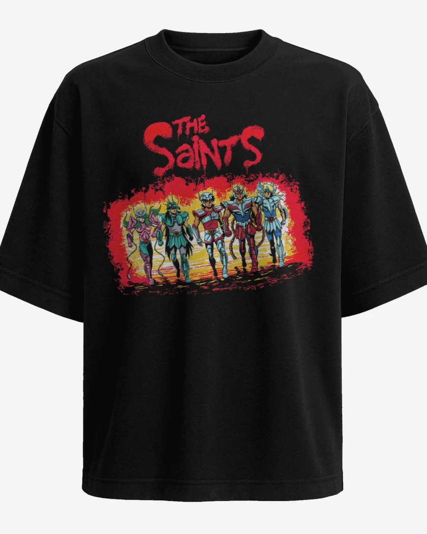 Polera Oversize Negro de Los caballeros