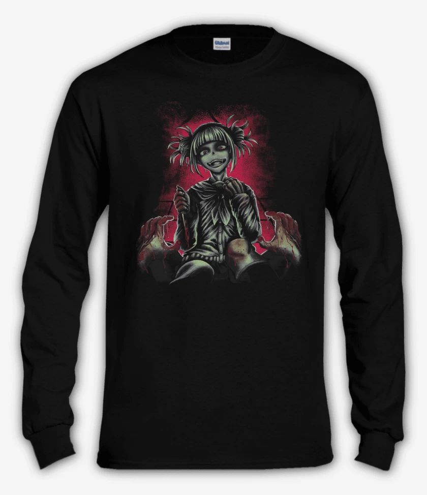 Polera manga larga Negro de Himiko toga