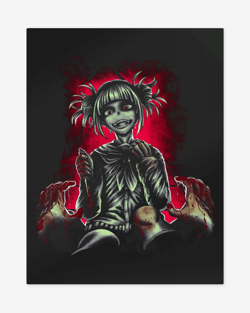 Print metalico Negro de Himiko toga