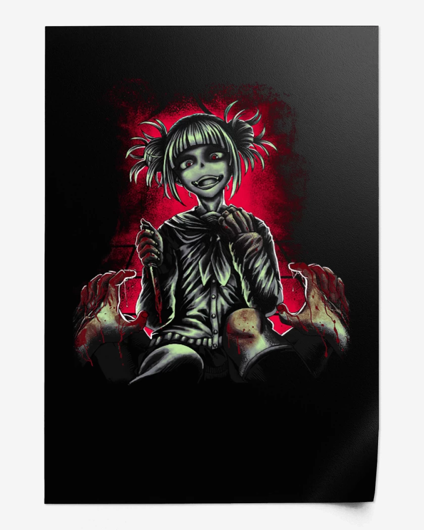 Print Negro de Himiko toga