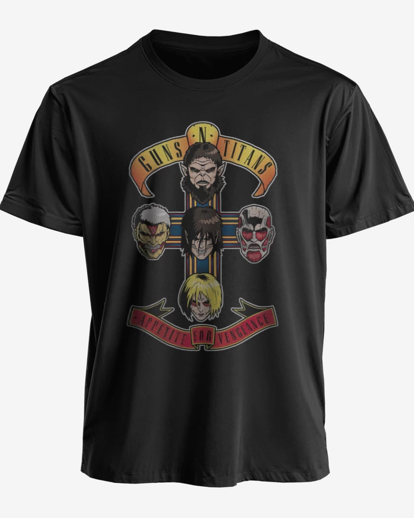 Polera Guns n titans