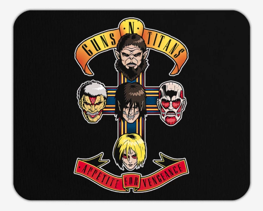 Mousepad Guns n titans