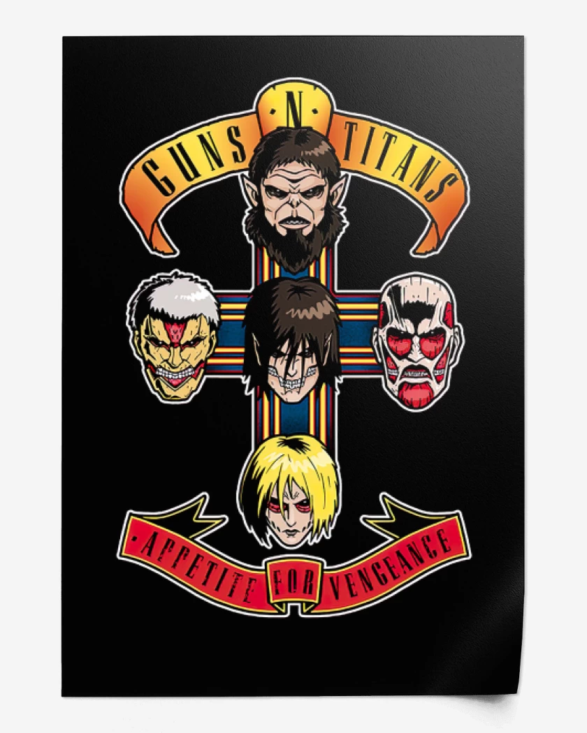 Print Guns n titans