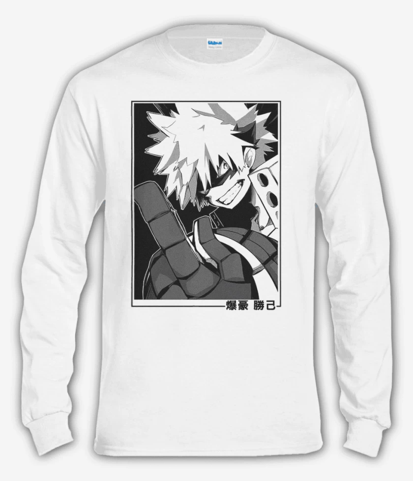 Polera manga larga Bakugo 