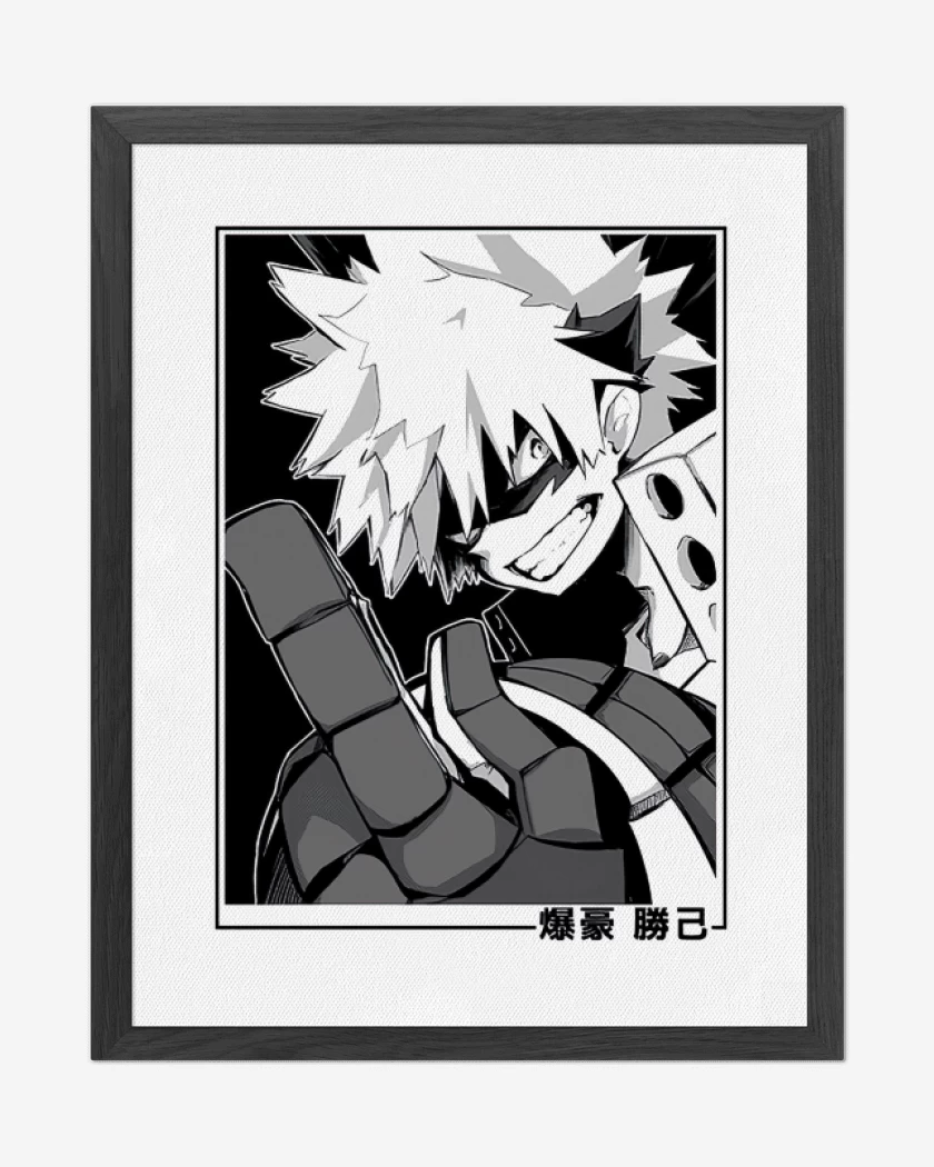 Cuadro decorativo Bakugo 
