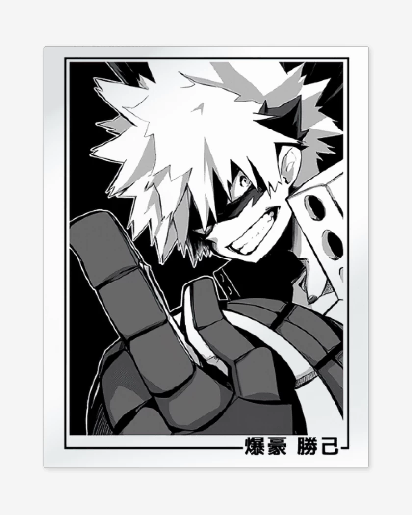 Print metalico Bakugo 