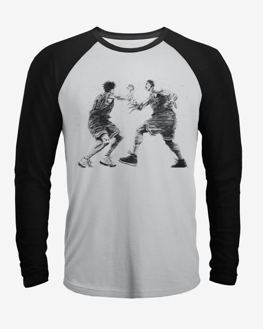 Polera Raglan Rukawa y Hanamichi son amigos