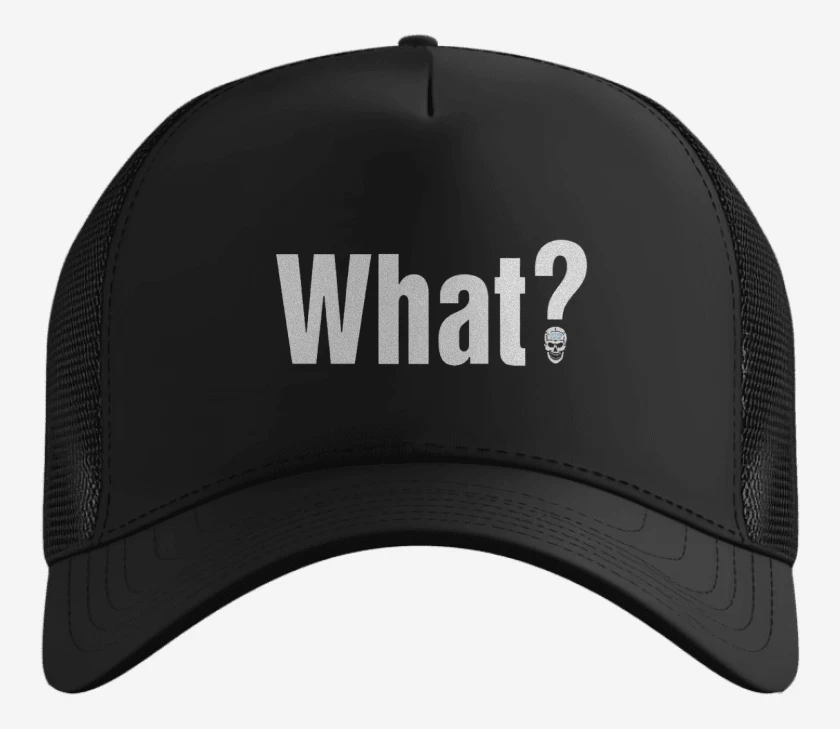 Gorro Negro de What?
