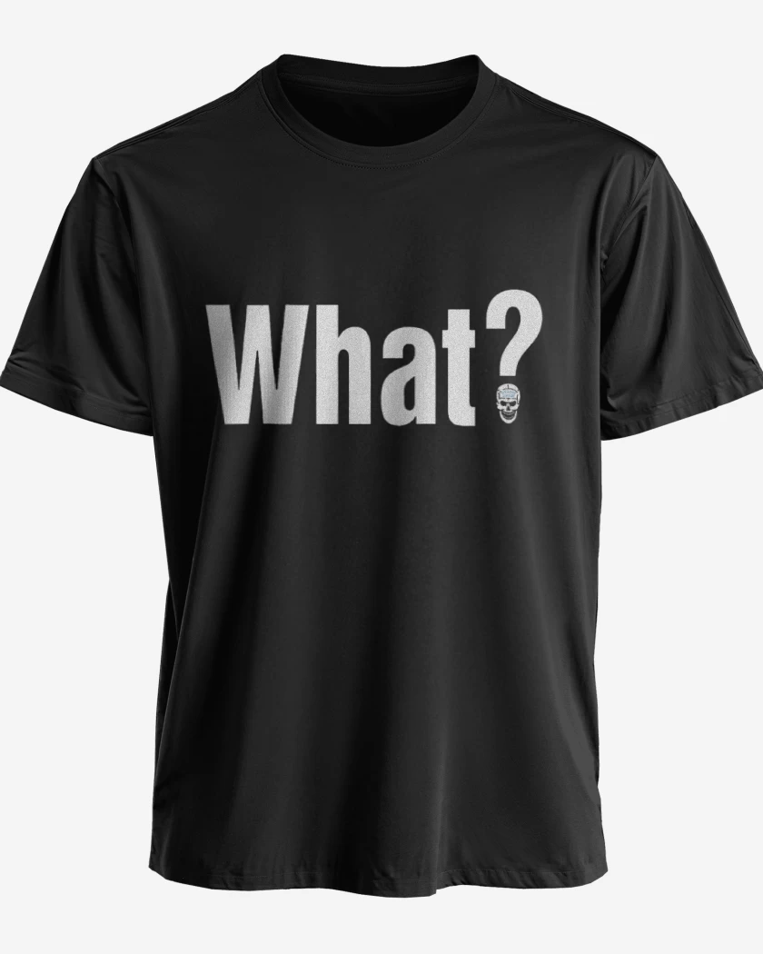 Polera premium Negro de What?