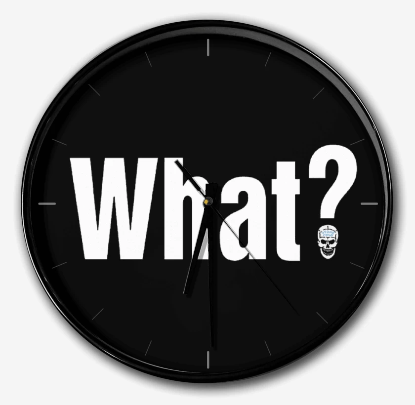 Reloj Negro de What?