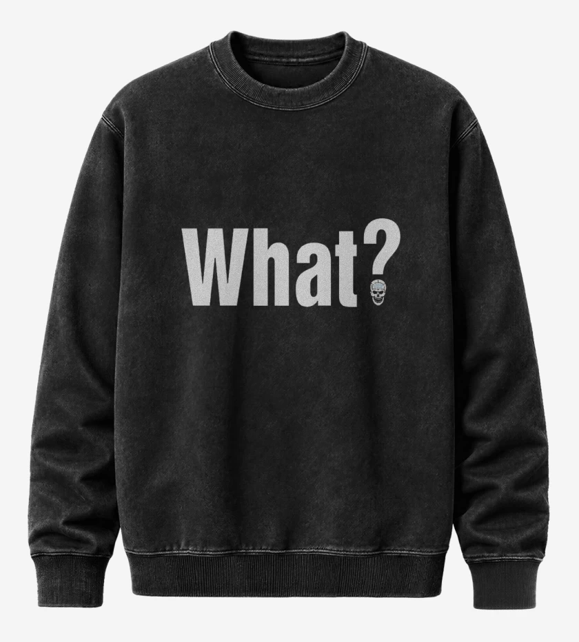 Poleron Polo Acid Wash Negro de What?