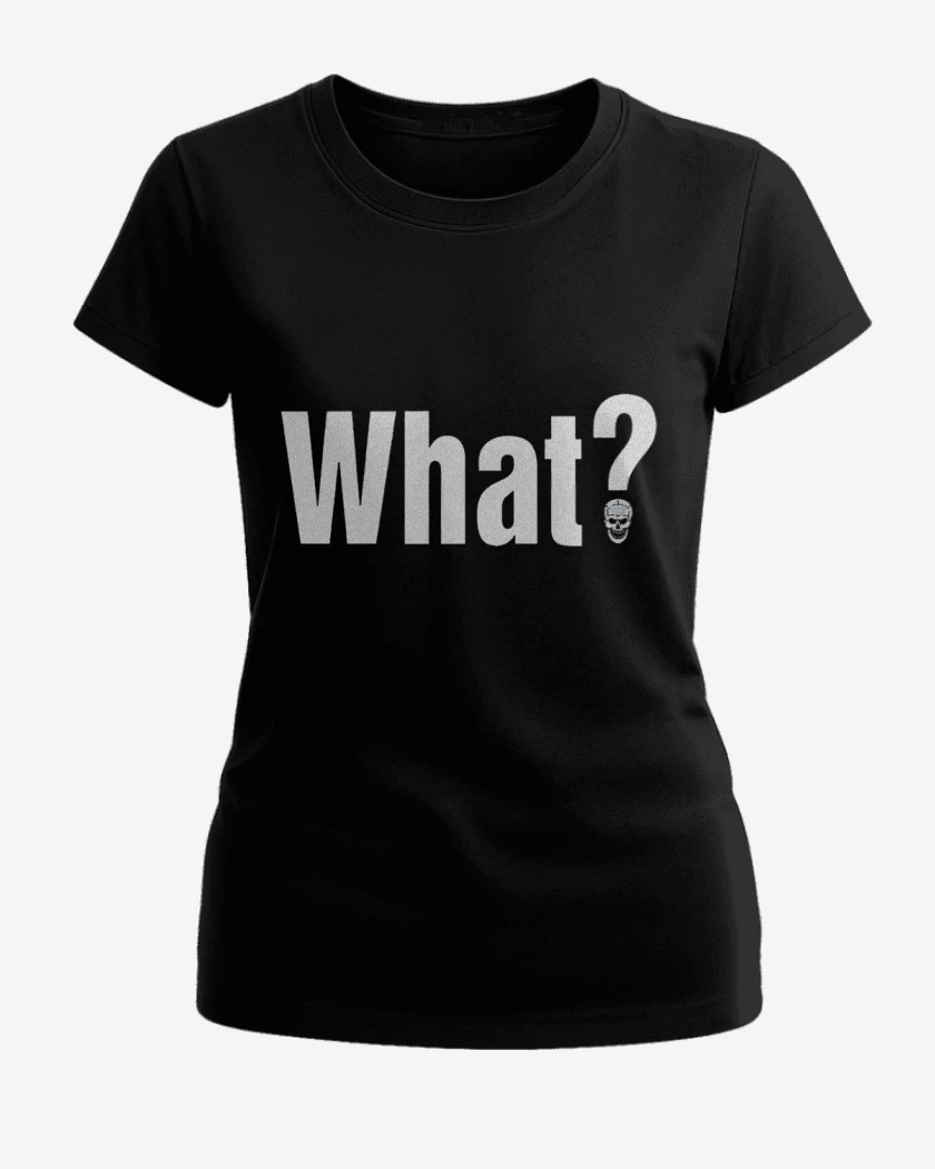 Polera de Mujer Negro de What?