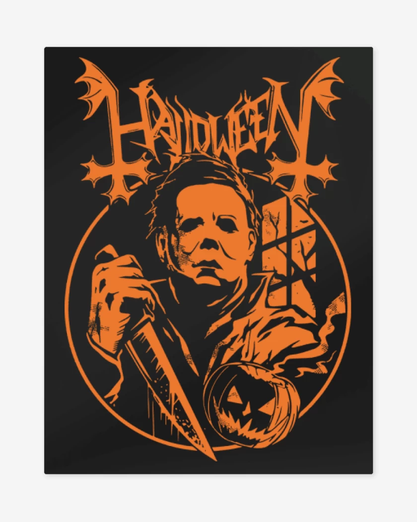 Print metalico Negro de Mayhem Myers