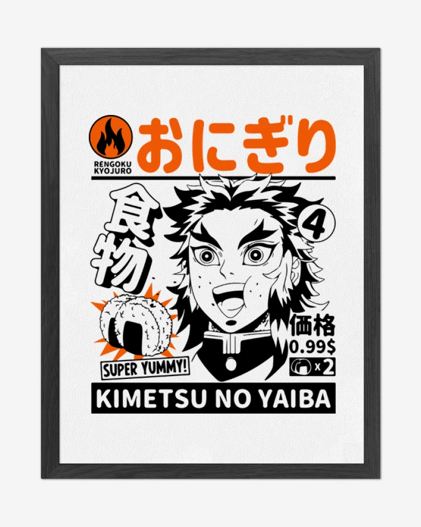 Cuadro decorativo Blanco de Rengoku