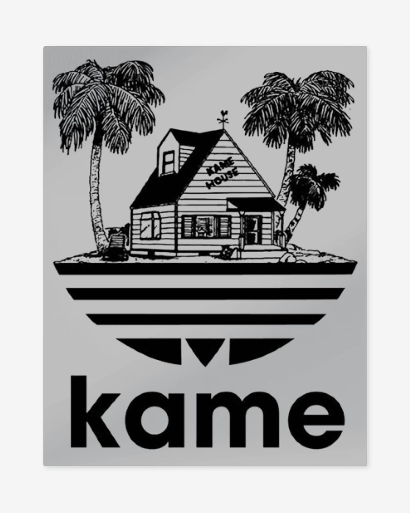 Print metalico Gris Melange de Kame originals
