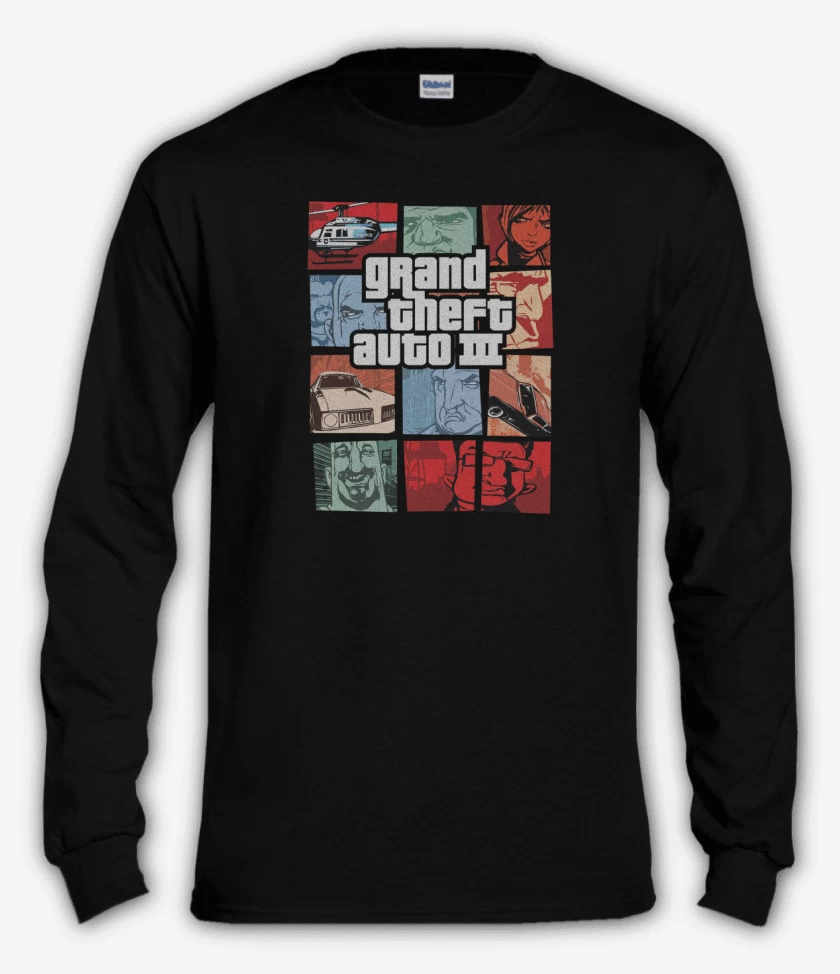 Polera manga larga GTA III