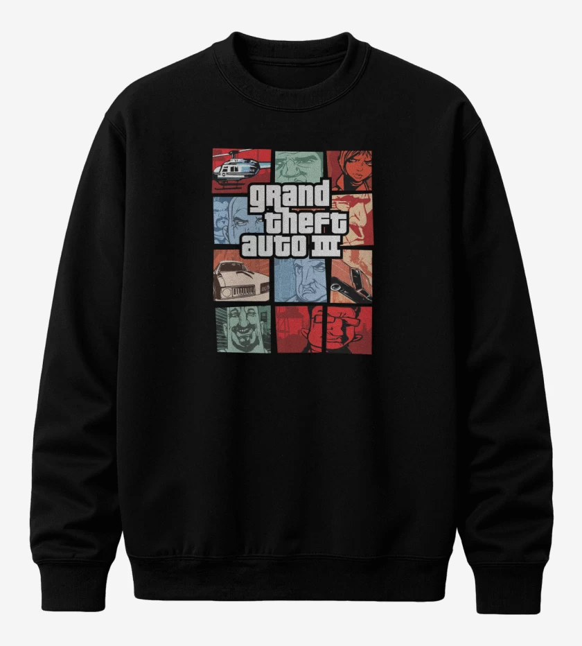 Poleron polo Negro de GTA III