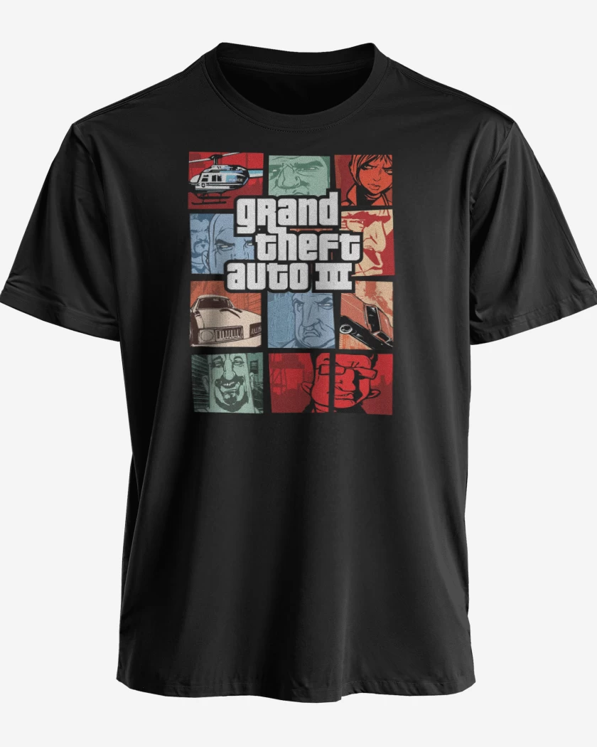 Polera premium Negro de GTA III