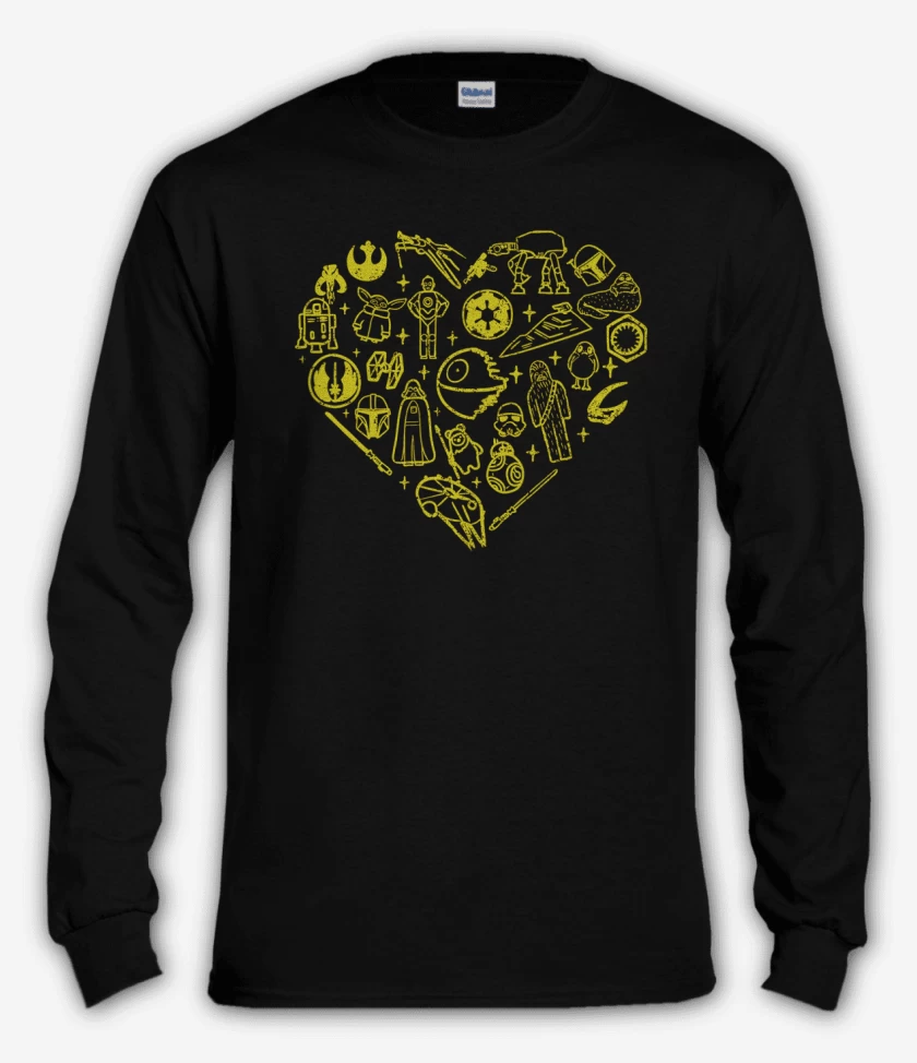 Polera manga larga Negro de Estawa