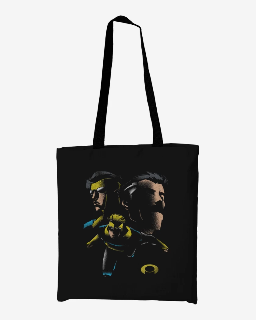 Totebag Negro de invinsible y omni