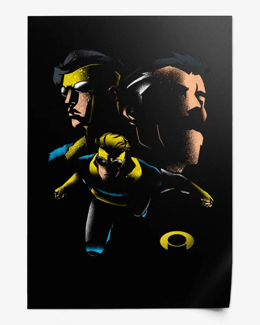 Print Negro de invinsible y omni