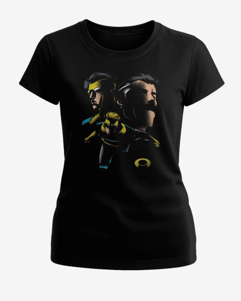 Polera de Mujer Negro de invinsible y omni