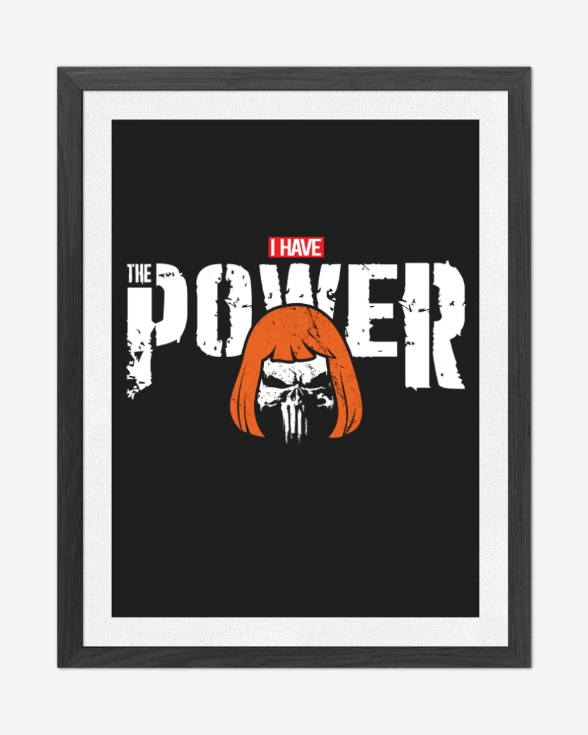 Cuadro decorativo i have the powersher