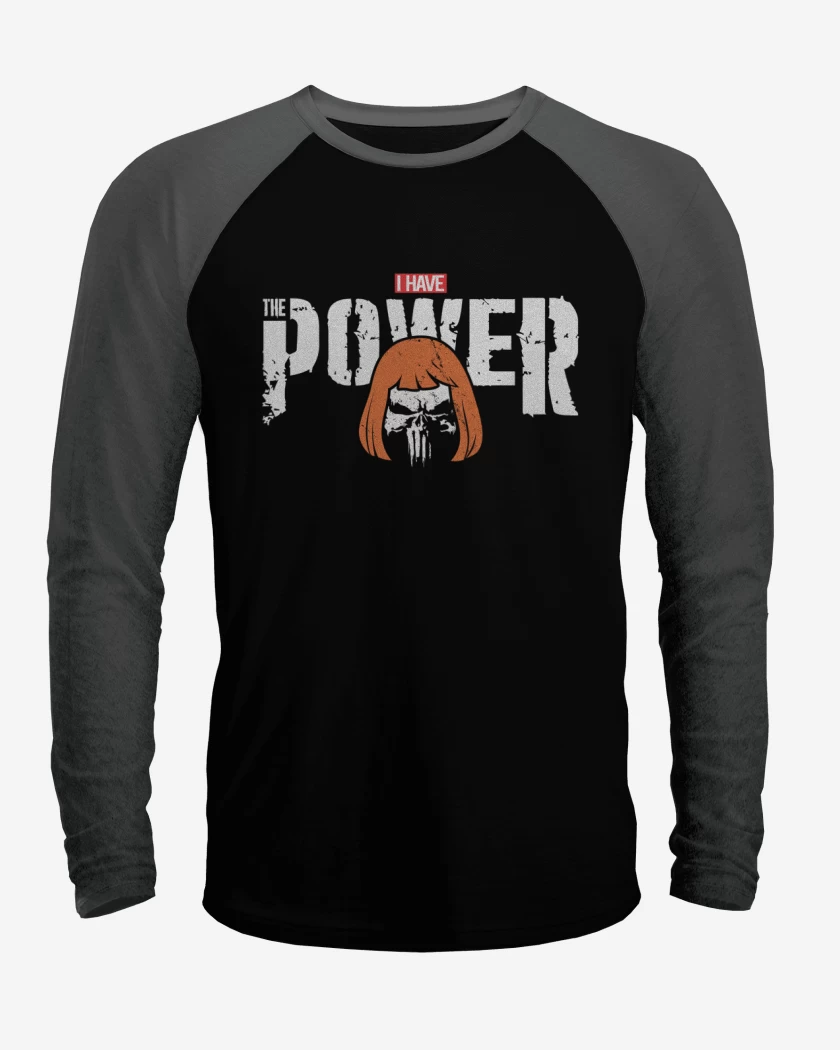 Polera Raglan i have the powersher