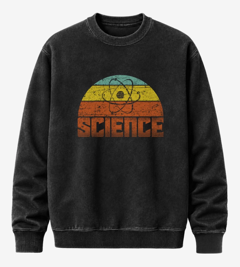 Poleron Polo Acid Wash Negro de Science