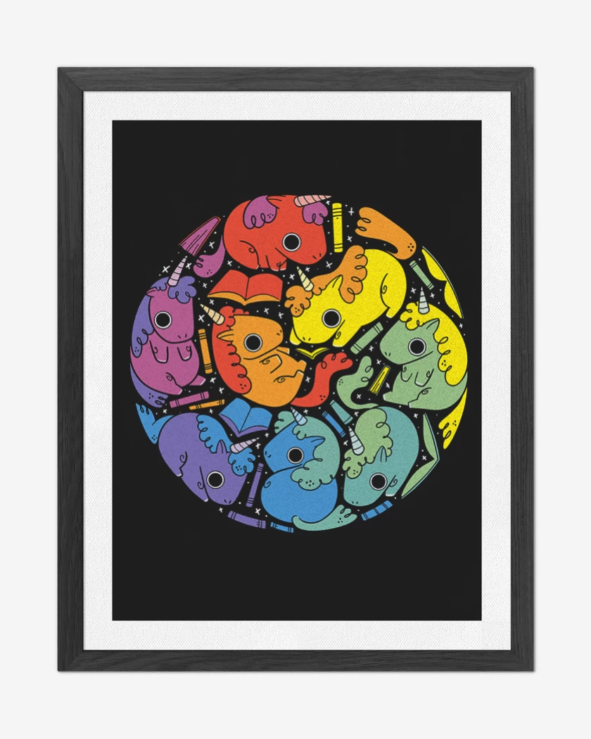 Cuadro decorativo Negro de Ternuritas