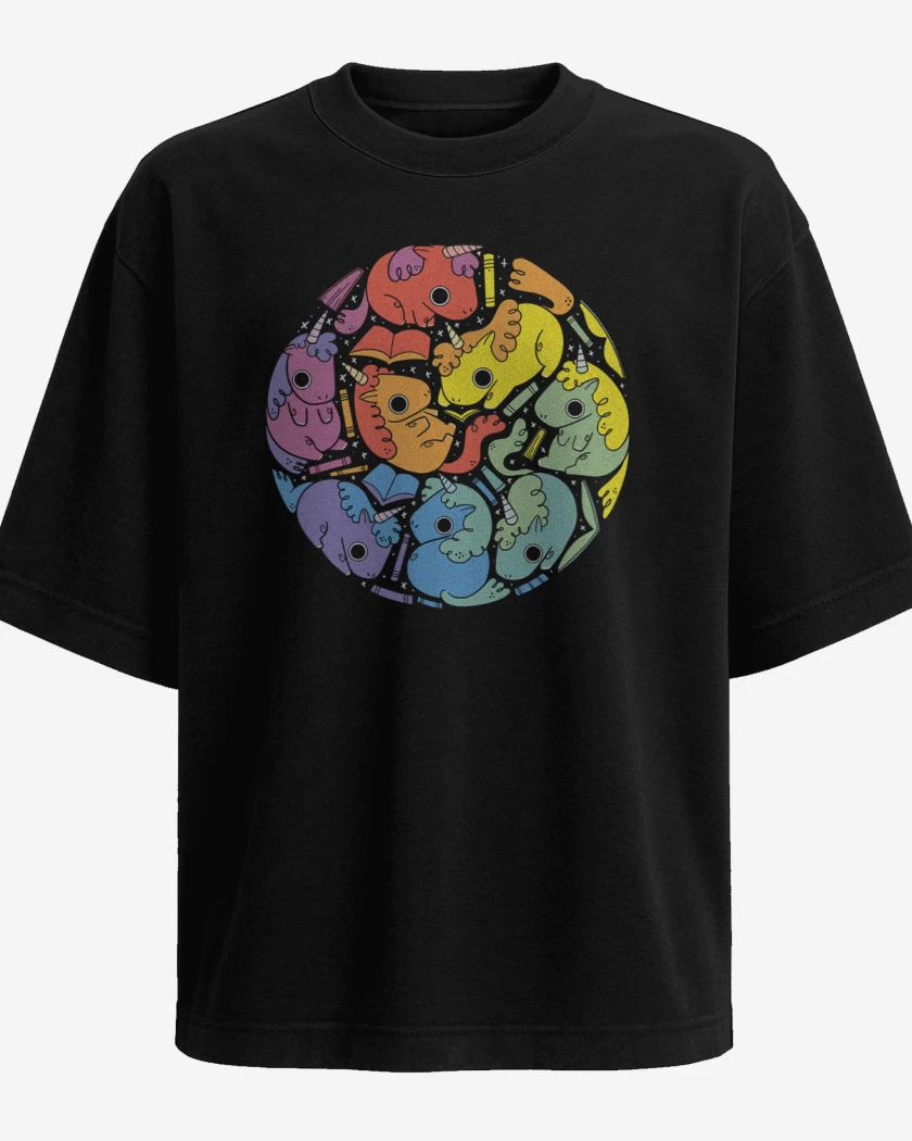 Polera Oversize Negro de Ternuritas