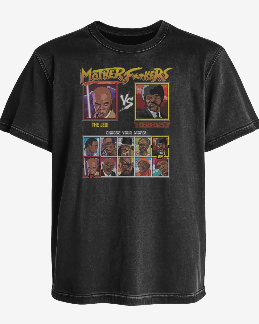 Polera desgastada Negro de Mother Fxxkers