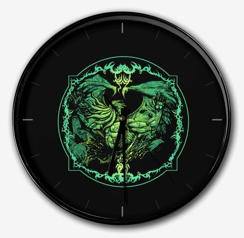 Reloj Negro de Cthulhu musculoso