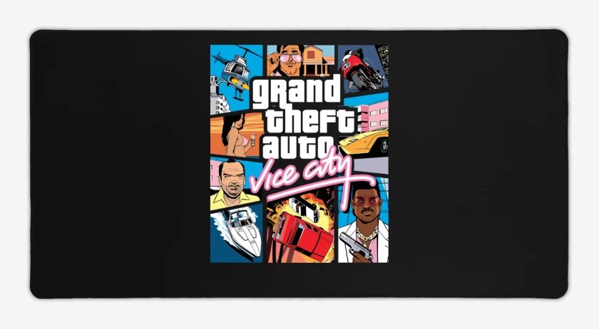 Mouse pad Gamer Negro de GTA Vice CIty