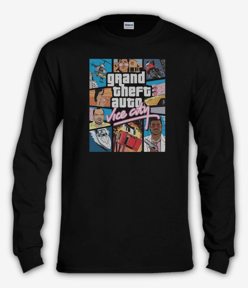 Polera manga larga GTA Vice CIty