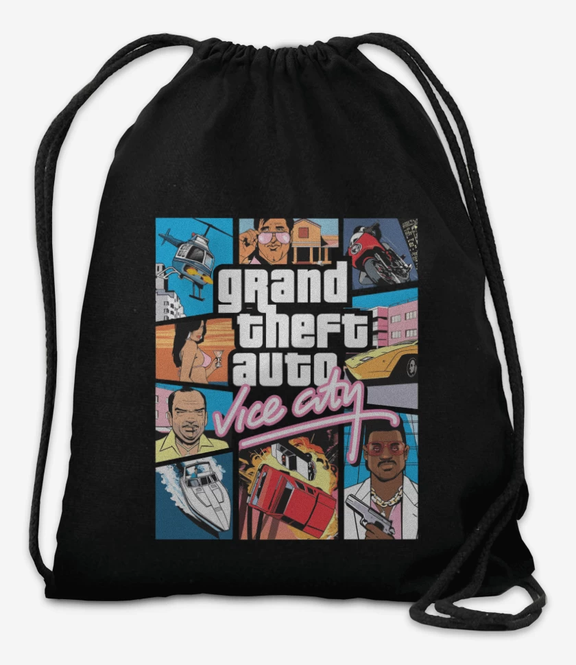 Mochila Negro de GTA Vice CIty