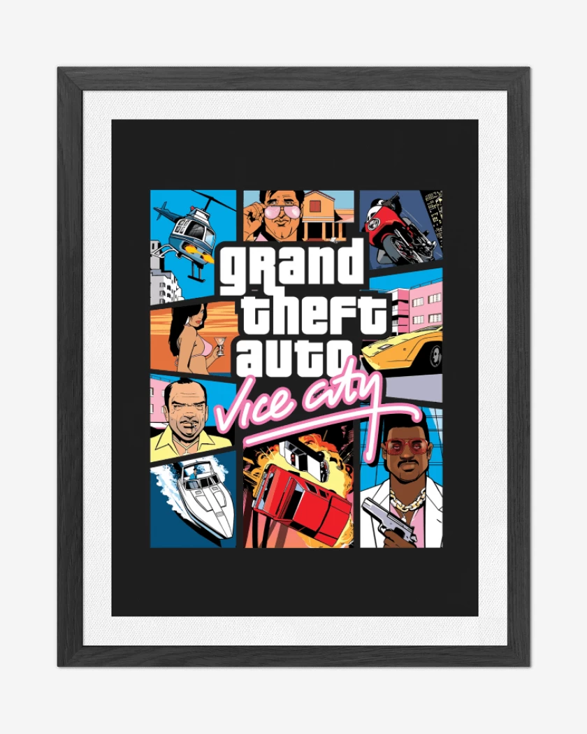 Cuadro decorativo GTA Vice CIty