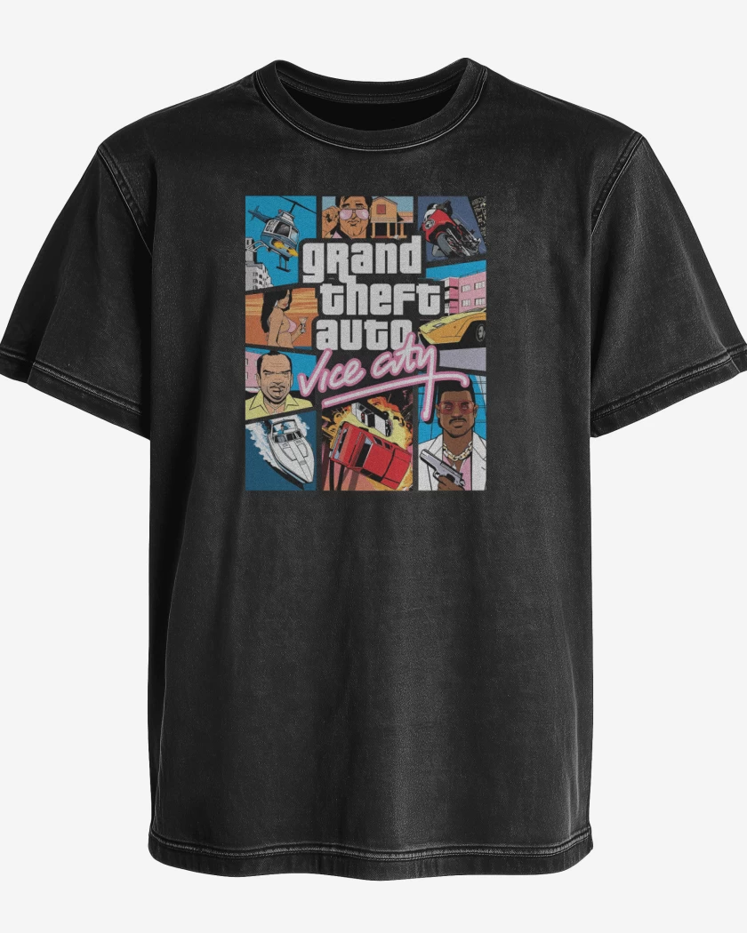 Polera desgastada GTA Vice CIty